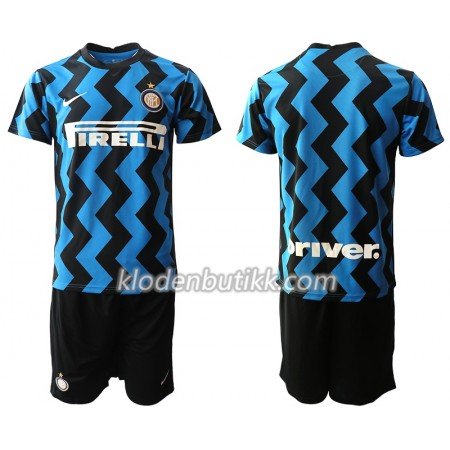 Inter Milan Barn Hjemmedraktsett 2020-2021 Kortermet (+ Korte bukser)